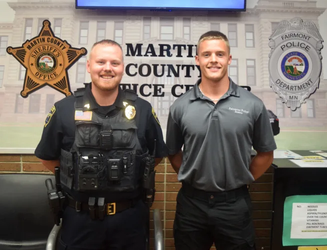 Intern learns the ropes of police, sheriff’s department